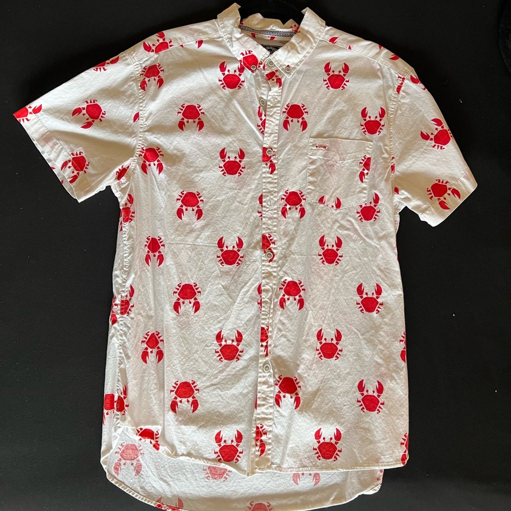 Nyc five points- Button up shirt, short sleeve, Large